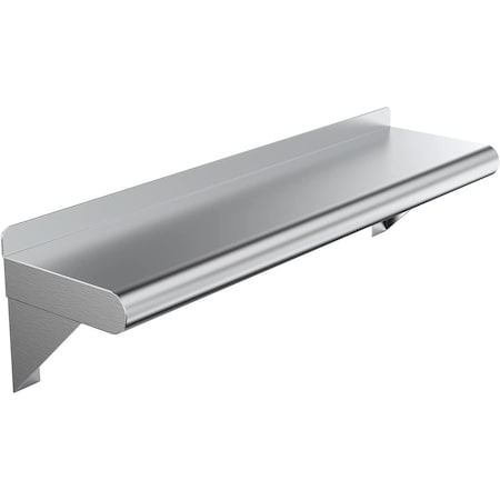 Amgood 6 in. x 24 in. Stainless Steel Wall Shelf AMG WS-0624